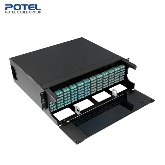 3U HIGH-DENSITY PRE-TERMINATED/SPLICE FIBER DISTRIBUTION BOX